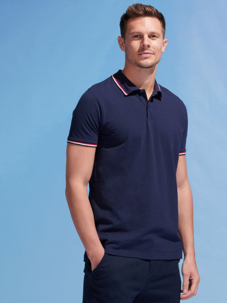 Рубашка поло мужская Prestige Men, белая, S–XXL