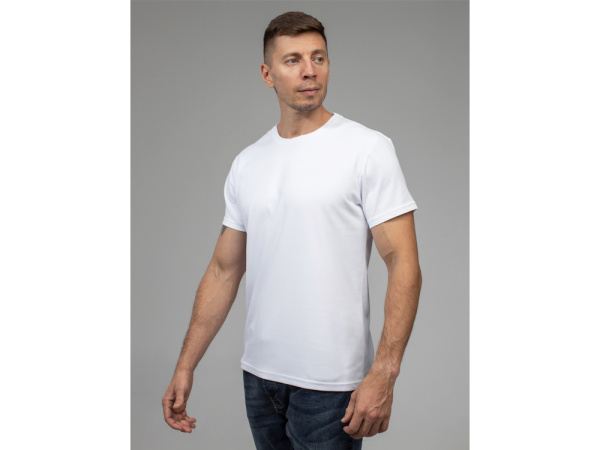 Футболка для сублимации «Evolution» унисекс, Размер 3XL, Цвет белый