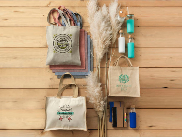 Сумка «Pheebs» из переработанного хлопка, 150 г/м², Цвет черный меланж