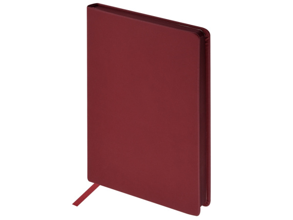 Ежедневник А5 «Megapolis Color» soft-touch, Цвет бордовый
