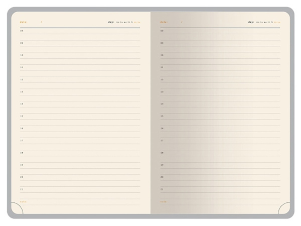 Ежедневник недатированный А5 «Parliament», Размер A5, Цвет синий