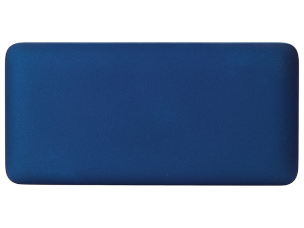 Внешний аккумулятор «Mild», металлик soft-touch, 10 000 mAh, Цвет синий