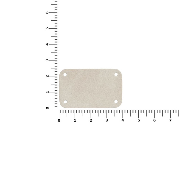 Лейбл Eta Nubuck Touch, S, бежевый, 2,5х4 см