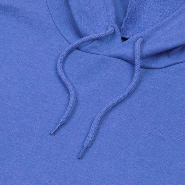 Толстовка с капюшоном унисекс Hoodie, ярко-синий меланж, XS–3XL
