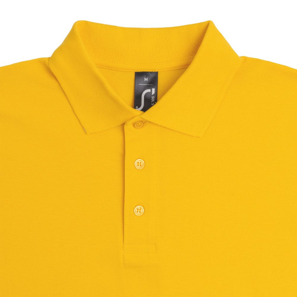 Рубашка поло мужская Summer 170, желтая, XS–XXL
