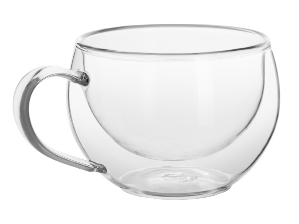 Чашка с двойными стенками «Floral», Цвет прозрачный