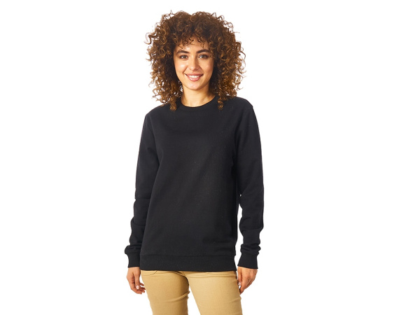 Свитшот «Motion» с начесом, унисекс, Размер 2XL, Цвет черный