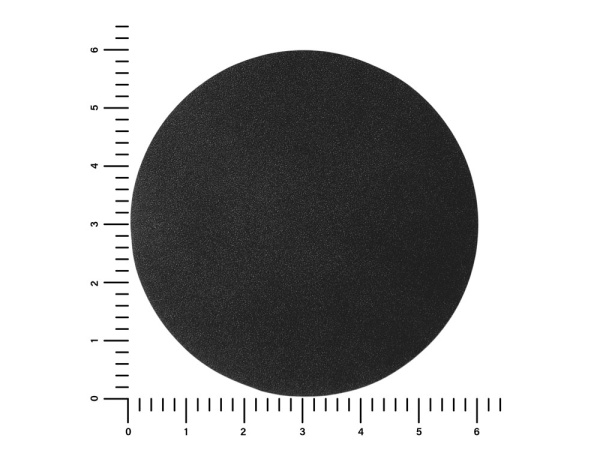 Патч «Круг», nubuk, Цвет черный