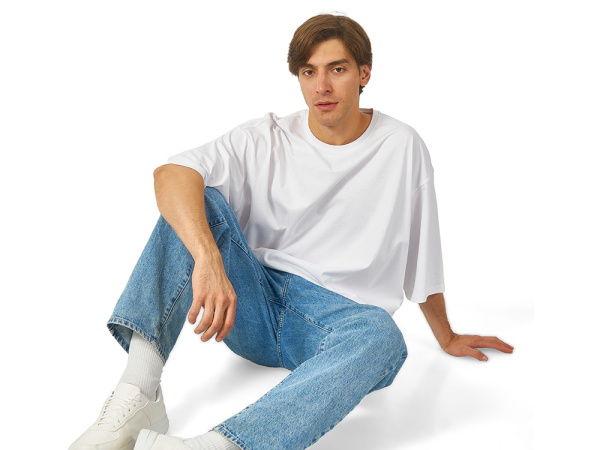 Футболка оверсайз «Berlin» унисекс, Размер XL-2XL, Цвет белый