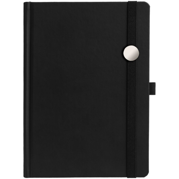 Ежедневник Favor Metal, недатированный, черный, 15х21х2,2 см