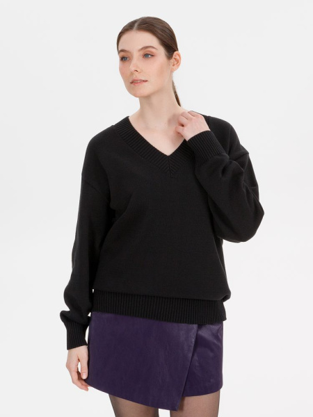 Джемпер Siluetti Stillan, черный, S/M, L/XL