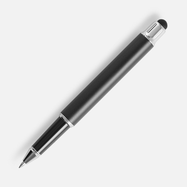 Роллер Scribo со стилусом, матовый серый, 14х1,4 см