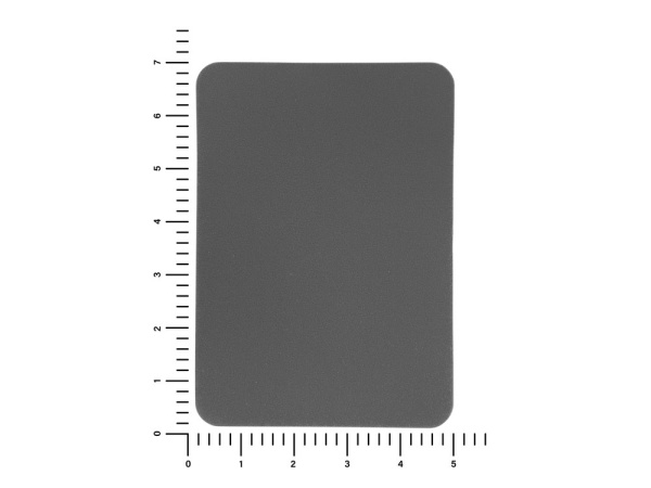 Патч «Прямоугольный», nubuk, Цвет серый