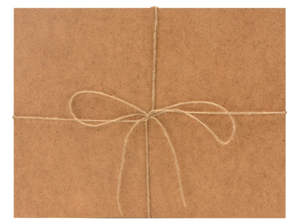 Подарочная коробка «Почтовый ящик», Цвет коричневый/натуральный