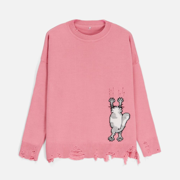Джемпер Sharpick, розовый (фламинго), S/M, L/XL