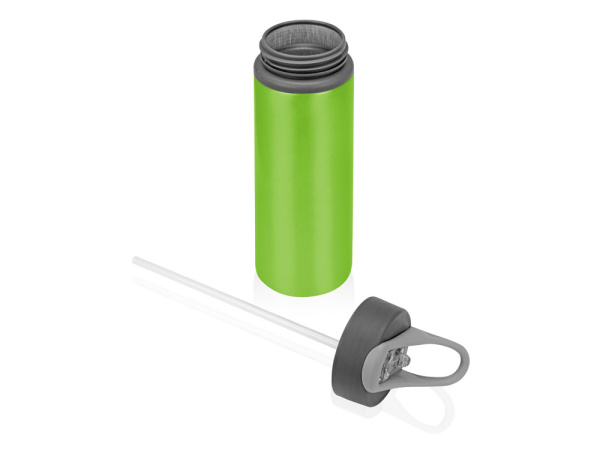 Бутылка для воды «Rino», Цвет зеленое яблоко/серый