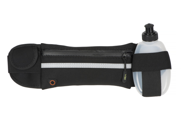 Спортивная сумка с бутылкой для бега «Marathon», Цвет черный