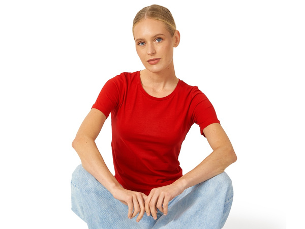 Футболка "Heavy Super Club" женская, Размер XL, Цвет красный