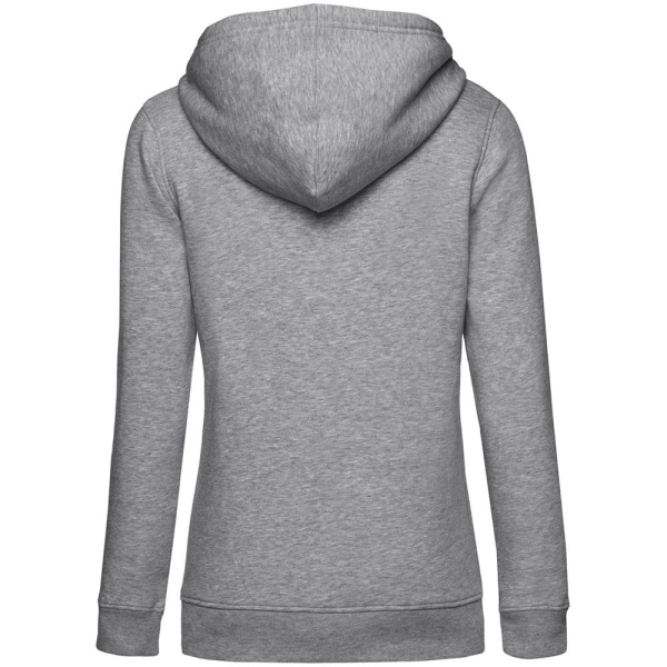 Толстовка с капюшоном женская BNC Inspire (Organic), серый меланж, XS–XXL