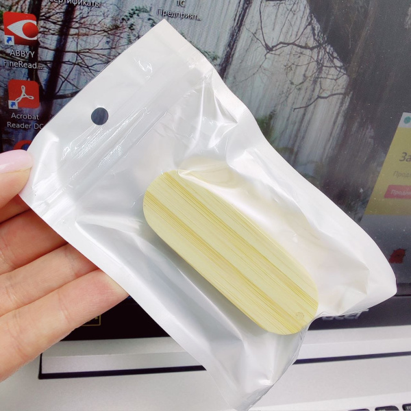 USB накопитель (флешка) Green светлое дерево / раскладной корпус, 16 Гб