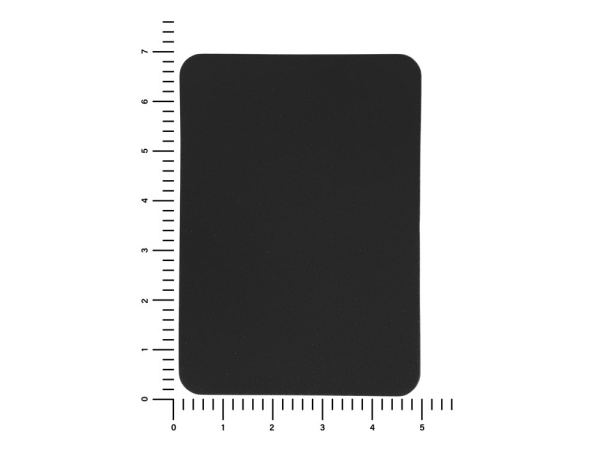 Патч «Прямоугольный», nubuk, Цвет черный