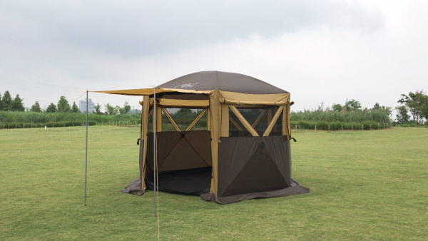 Шестиугольный шатер - палатка для туризма и отдыха