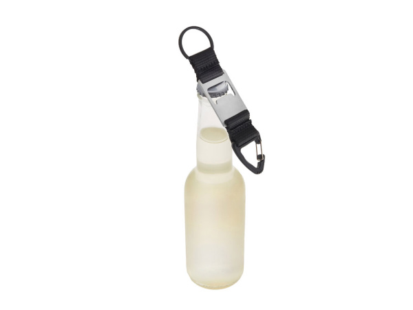 Брелок-ремувка с открывашкой «Champion», Цвет черный