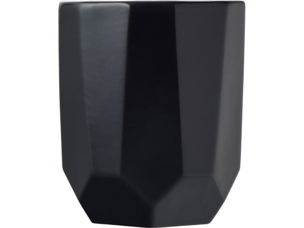 Кружка с гранями «Amery», Цвет черный матовый