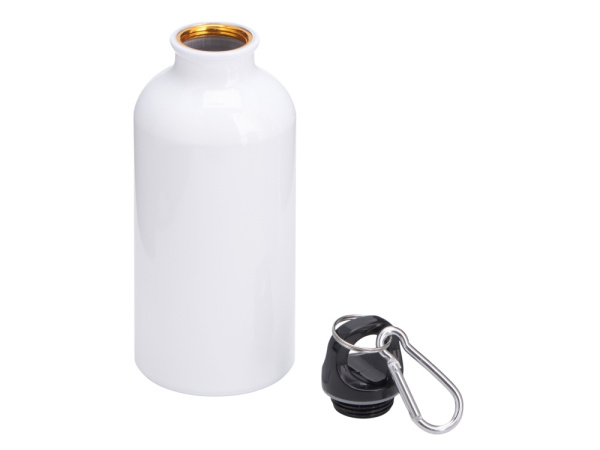 Бутылка для сублимации «Hip S», 400 мл, Цвет белый