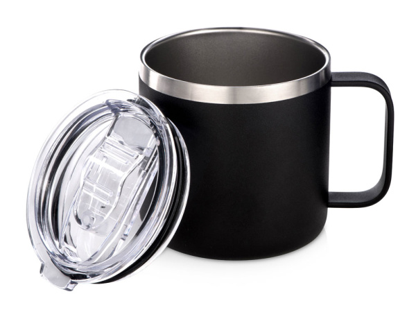 Стальная кружка с двойными стенками «Alaska», Цвет черный