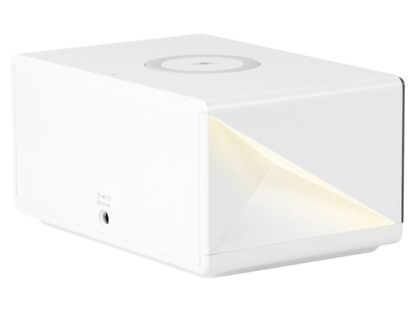 Часы с беспроводным зарядным устройством «Timebox 2», Цвет белый