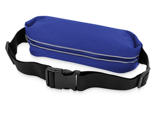 Сумка на пояс «Спринт», Цвет синий/черный/прозрачный