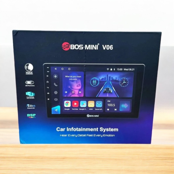 Автомагнитола Bos-Mini V06 / Современная и многофункциональная