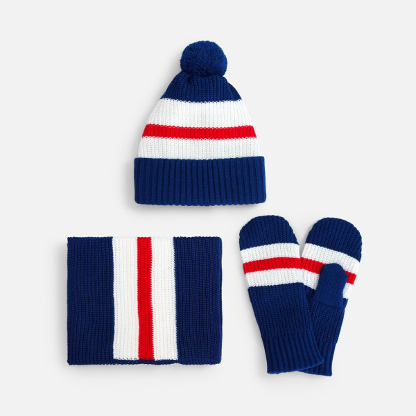 Шарф Winwear, темно-синий (кобальт), 25х170 см
