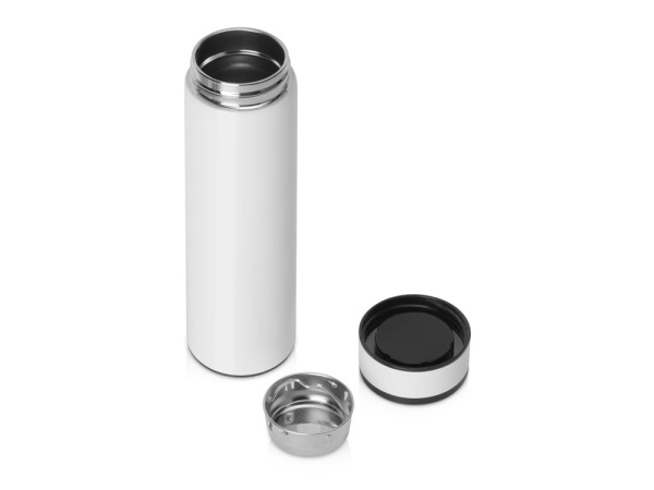 Термос «Confident Metallic», Цвет белый