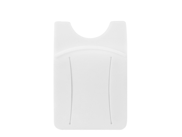 Картхолдер для телефона с держателем «Trighold», Цвет белый