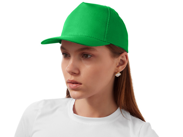 Бейсболка «Poly», Размер 56, Цвет зеленый