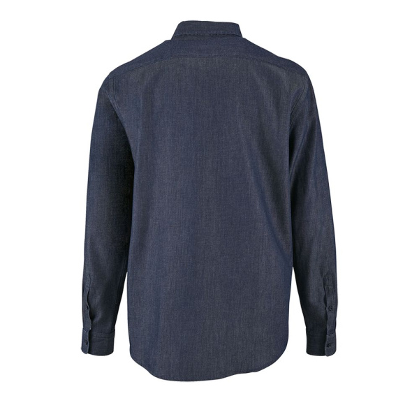 Рубашка мужская Barry Men, синяя (деним), S–3XL
