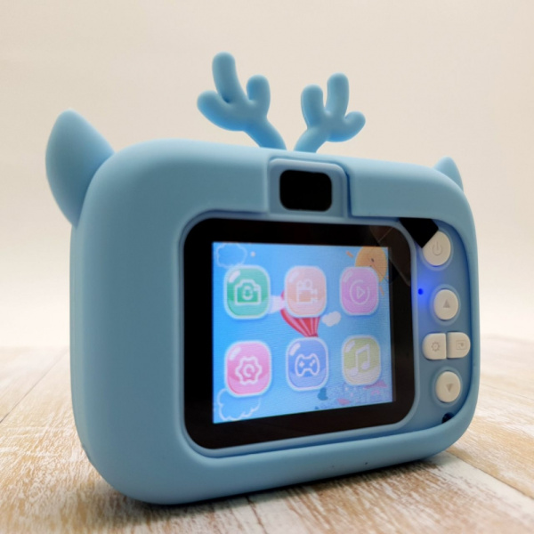 Детский цифровой мини фотоаппарат Children’s fun Camera (экран 2 дюйма, фото, видео, 5 встроенных игр)