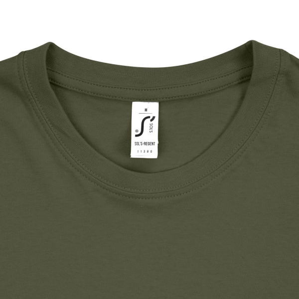 Футболка унисекс Regent 150, темный хаки, XXS–3XL