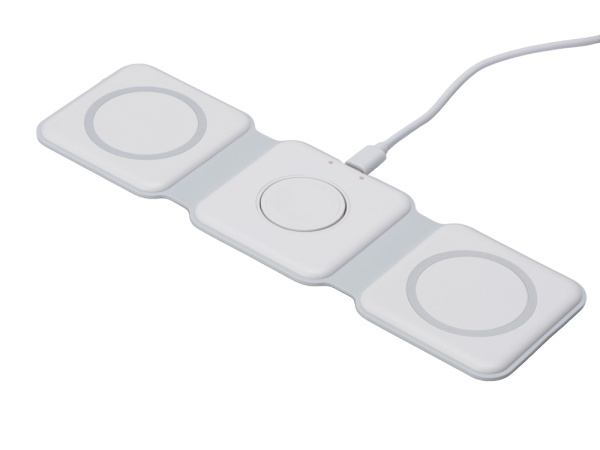 Беспроводное зарядное устройство 3-в-1 «Road», 15 Вт, Цвет белый