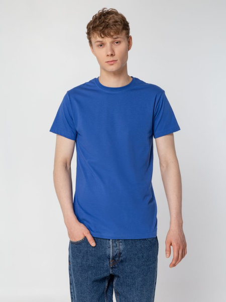 Футболка унисекс T-Bolka 160, ярко-синяя, XS-6XL