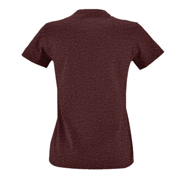 Футболка женская Imperial Fit Women, бордовый меланж, S–XXL