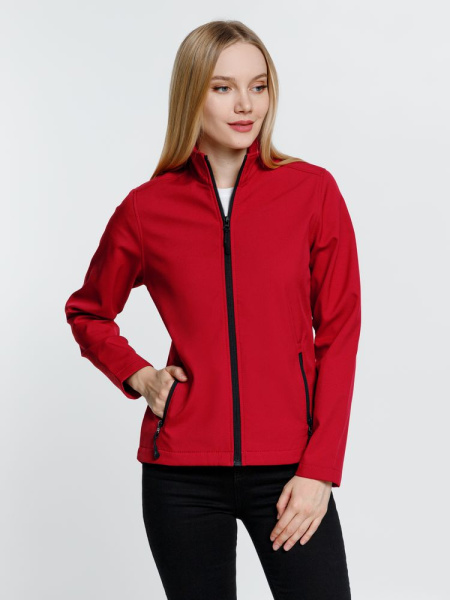 Куртка софтшелл женская Race Women красная, S–XXL
