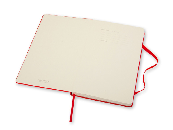 Записная книжка А5 (Large) Classic (нелинованный), Размер A5, Цвет красный