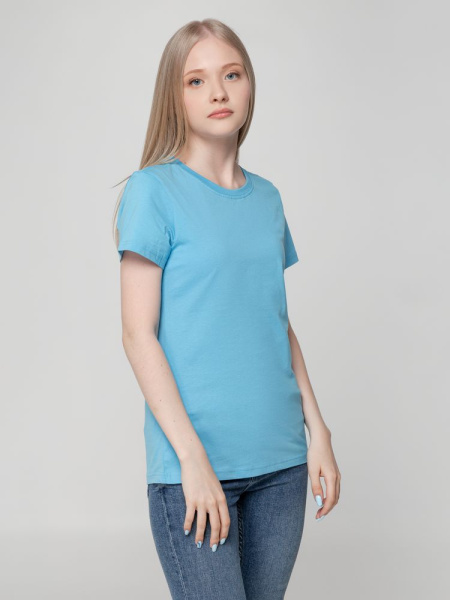 Футболка женская T-bolka Lady, голубая, S–3XL