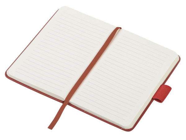 Блокнот А6 в твердой обложке «Vision 2.0» soft-touch, Размер А6, Цвет красный