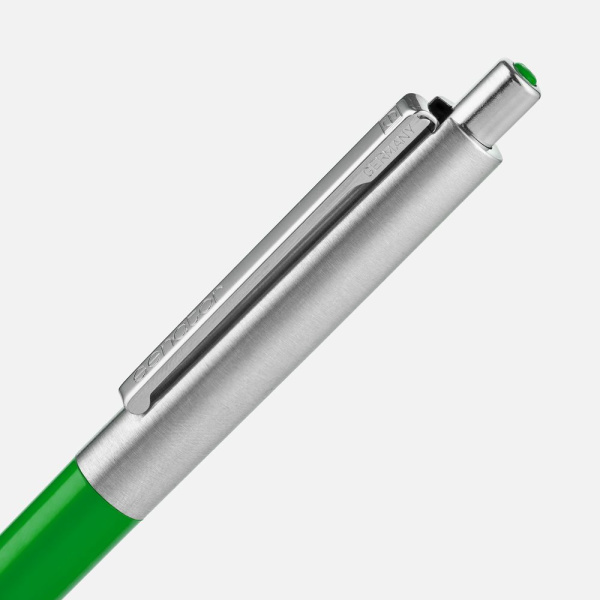 Ручка шариковая Senator Point Metal, ver.2, зеленая, 0,9х13,7 см
