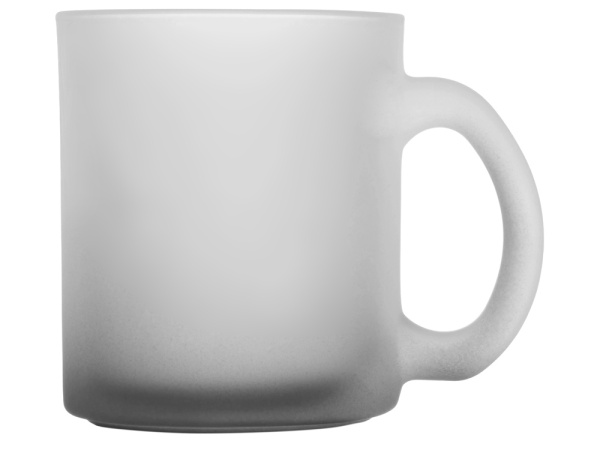 Стеклянная матовая кружка с градиентом для сублимации «Ombre Sub», Цвет черный