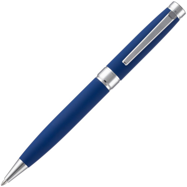 Ручка шариковая Broad Ring Soft Touch, темно-синяя, 14,1x1,2 см